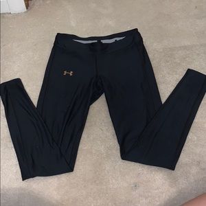 Under Armor Tight-Fitting cold gear black pants.